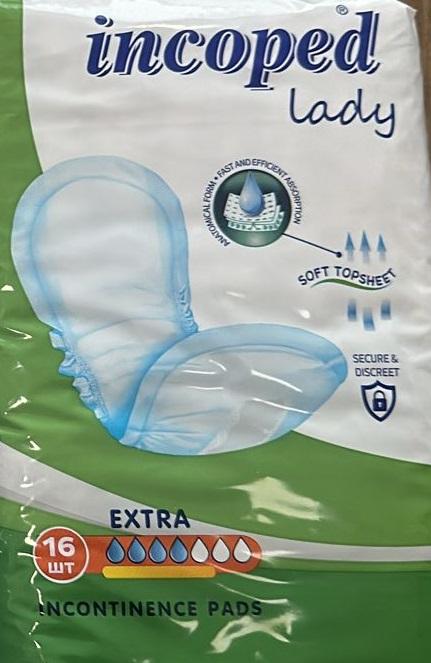 Урологічні жіночі прокладки з легким та середнім нетриманням сечі Extra